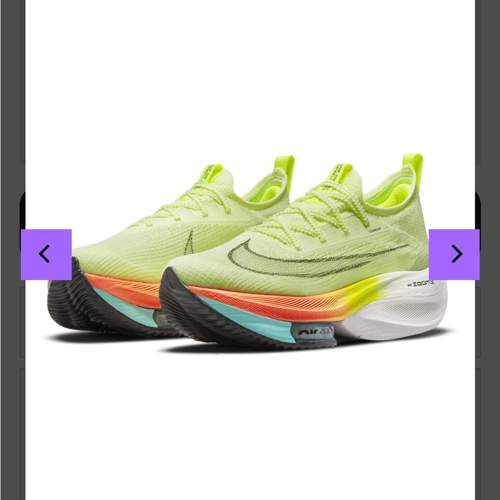 Nike zoom x alpha play green size 9.5 women’s - Picture 2 of 8